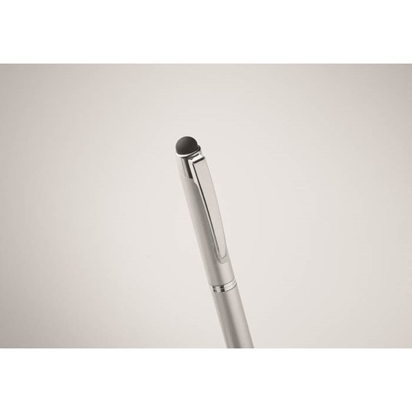 Obrázky: Stříbrné otočné kuličkové pero se stylusem, MN, Obrázek 2